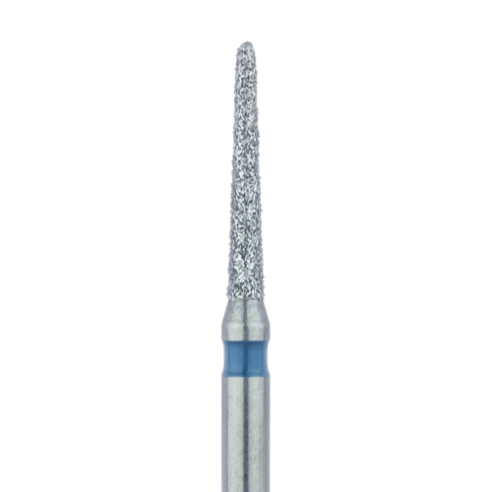 Tapered Torpedo Diamond Bur, 1.2mm Ø, Medium, FG - 878-012-FG - Avtec Dental