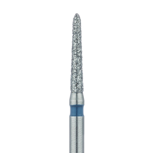 Tapered Torpedo Diamond Bur, 1.4mm Ø, Medium, FG - 878-014-FG - Avtec Dental