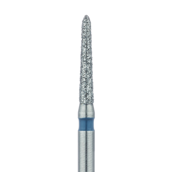 Tapered Torpedo Diamond Bur, 1.4mm Ø, Medium, FG - 878-014-FG - Avtec Dental
