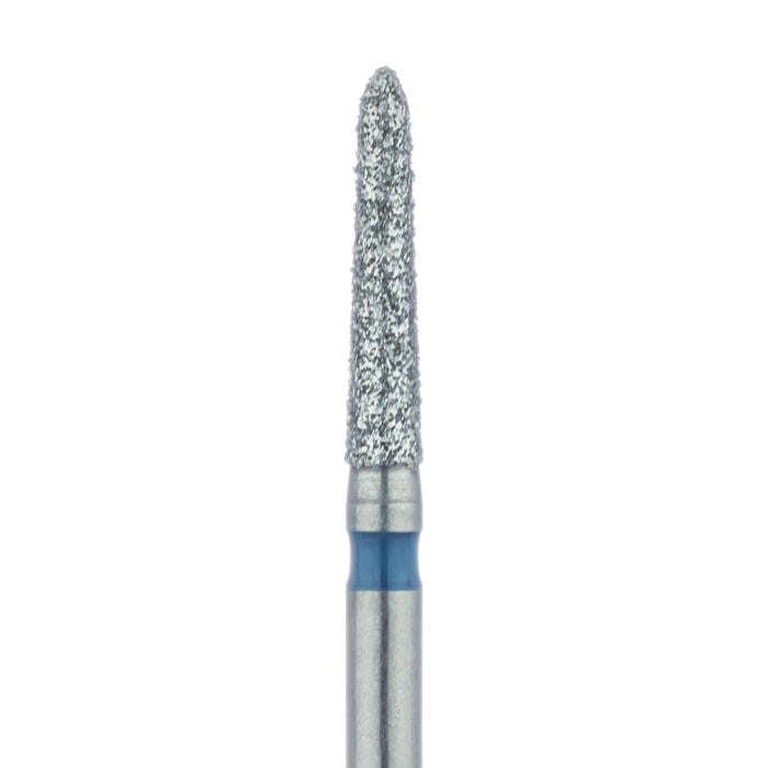 Tapered Torpedo Diamond Bur, 1.6mm Ø, Medium, FG - 878-016-FG - Avtec Dental