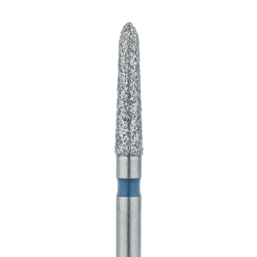 Tapered Torpedo Diamond Bur, 1.8mm Ø, Medium, FG - 878-018-FG - Avtec Dental