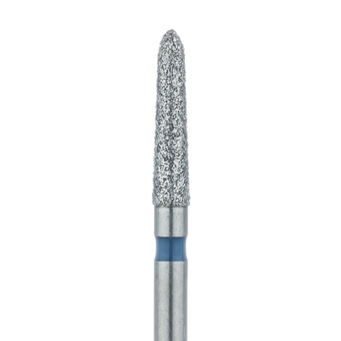 Tapered Torpedo Diamond Bur, 1.8mm Ø, Medium, FG - 878-018-FG - Avtec Dental