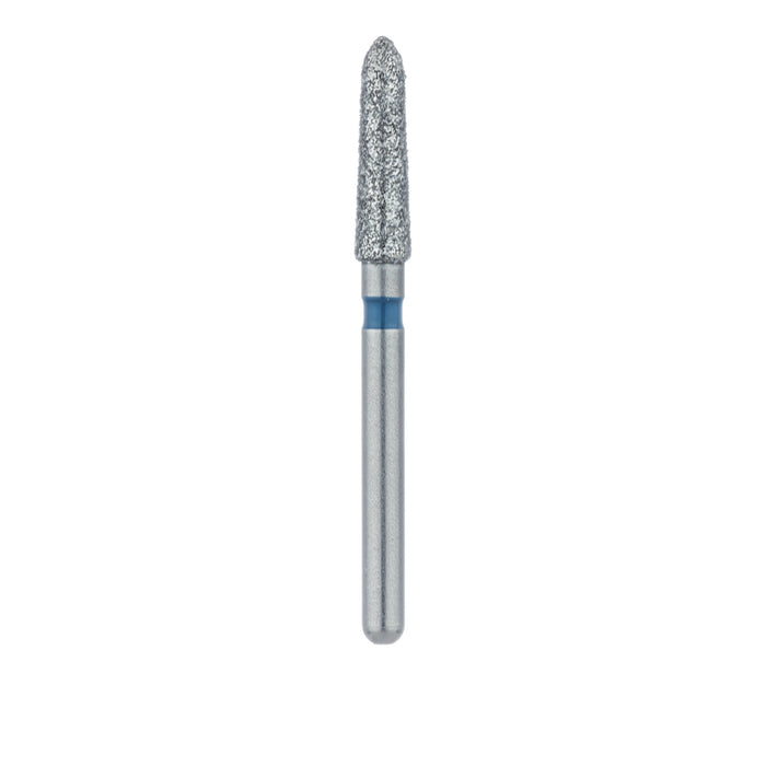 Tapered Torpedo Diamond Bur, 2.1mm Ø, Medium, FG - 878-021-FG - Avtec Dental