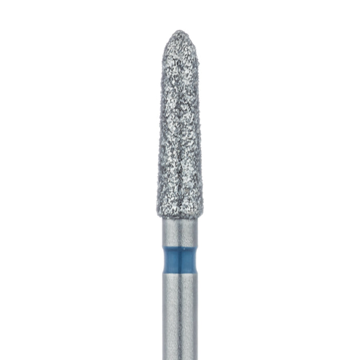 Tapered Torpedo Diamond Bur, 2.1mm Ø, Medium, FG - 878-021-FG - Avtec Dental