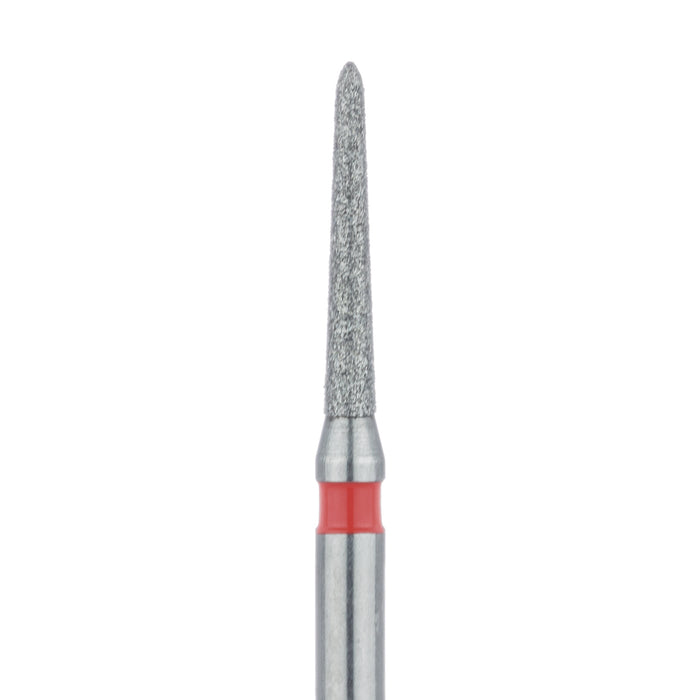 Tapered Torpedo Diamond Bur, 1.2mm Ø, Fine, FG - 878F-012-FG - Avtec Dental