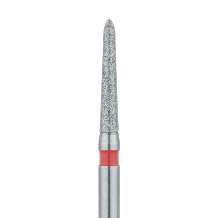 Tapered Torpedo Diamond Bur, 1.4mm Ø, Fine, FG - 878F-014-FG - Avtec Dental