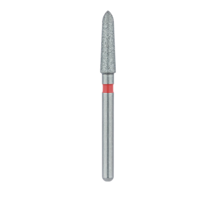 Tapered Torpedo Diamond Bur, 2.1mm Ø, Fine, FG - 878F-021-FG - Avtec Dental