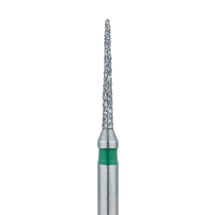 Tapered Torpedo Diamond Bur, 1mm Ø, Coarse, FG - 878G-010-FG - Avtec Dental