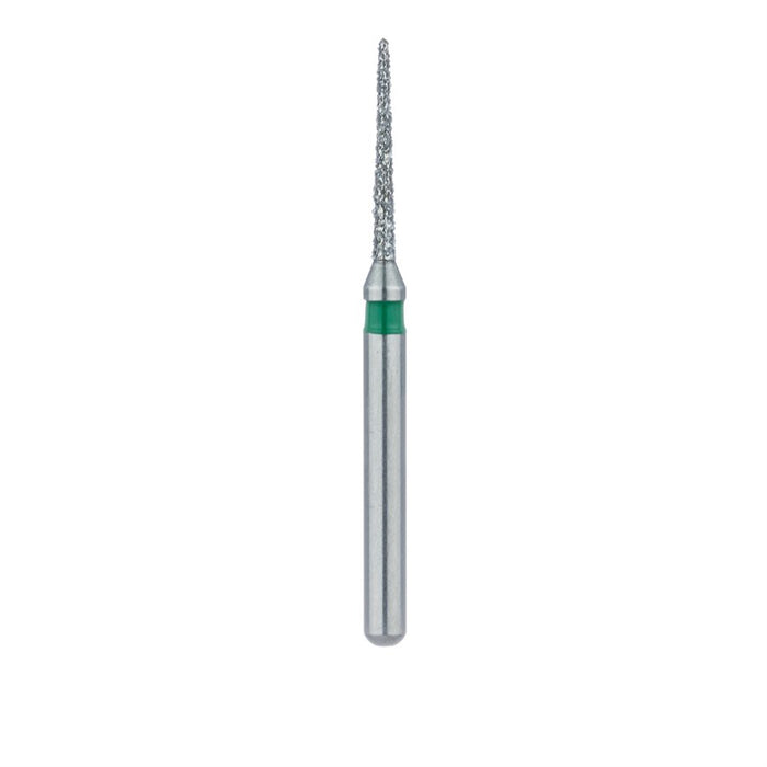 Tapered Torpedo Diamond Bur, 1mm Ø, Coarse, FG - 878G-010-FG - Avtec Dental