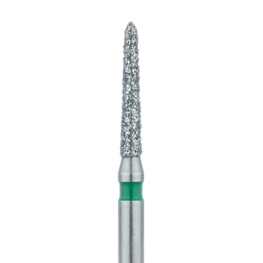 Tapered Torpedo Diamond Bur, 1.4mm Ø, Coarse, FG - 878G-014-FG - Avtec Dental