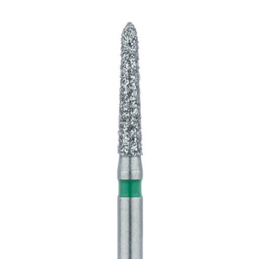 Tapered Torpedo Diamond Bur, 1.6mm Ø, Coarse, FG - 878G-016-FG - Avtec Dental