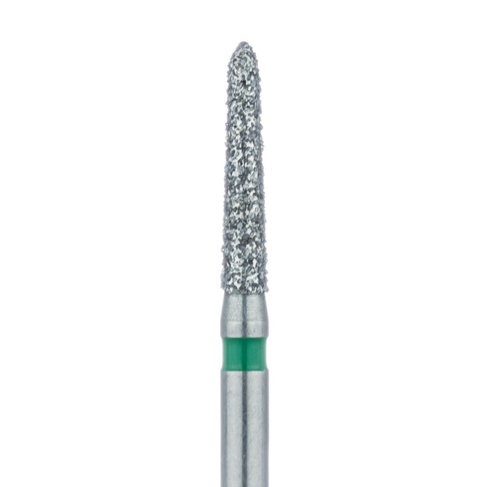 Tapered Torpedo Diamond Bur, 1.6mm Ø, Coarse, FG - 878G-016-FG - Avtec Dental