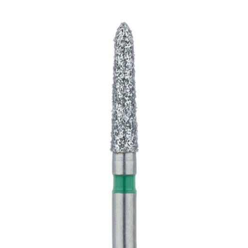 Tapered Torpedo Diamond Bur, 1.8mm Ø, Coarse, FG - 878G-018-FG - Avtec Dental