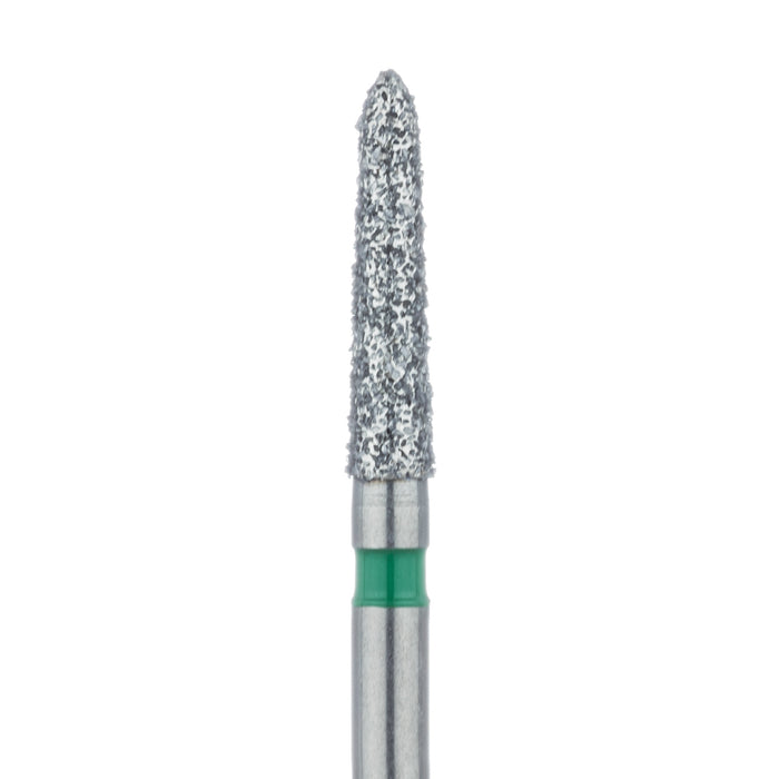 Tapered Torpedo Diamond Bur, 1.8mm Ø, Coarse, FG - 878G-018-FG - Avtec Dental
