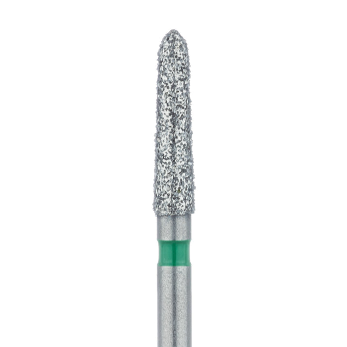 Tapered Torpedo Diamond Bur, 2.1mm Ø, Coarse, FG - 878G-021-FG - Avtec Dental