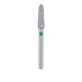 Tapered Torpedo Diamond Bur, 2.3mm Ø, Coarse, FG - 878G-023-FG - Avtec Dental