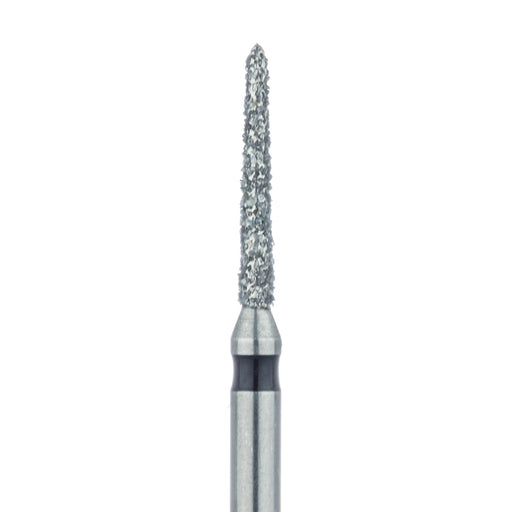 Tapered Torpedo Diamond Bur, 1.2mm Ø, Super Coarse, FG - 878H-012-FG - Avtec Dental