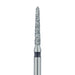 Tapered Torpedo Diamond Bur, 1.4mm Ø, Super Coarse, FG - 878H-014-FG - Avtec Dental