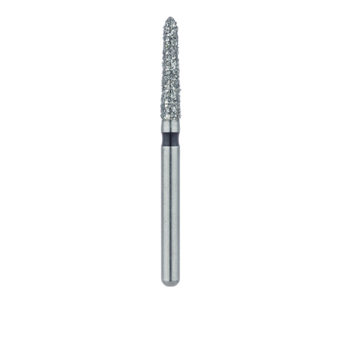Single-Use Diamond Bur, Sterile, 25 Pack, 1.8mm Ø, Torpedo, Tapered, 8mm Working Length, Super Coarse, FG - 1718.8C - Avtec Dental
