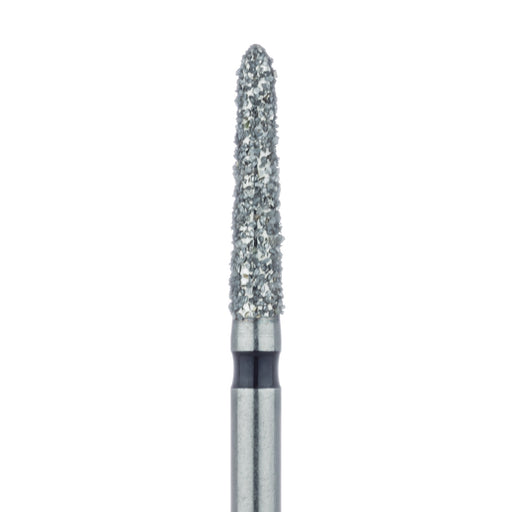 Tapered Torpedo Diamond Bur, 1.8mm Ø, Super Coarse, FG - 878H-018-FG - Avtec Dental