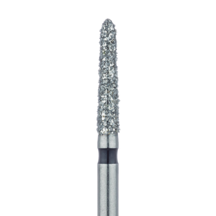 Tapered Torpedo Diamond Bur, 1.8mm Ø, Super Coarse, FG - 878H-018-FG - Avtec Dental