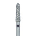 Tapered Torpedo Diamond Bur, 2.3mm Ø, Super Coarse, FG - 878H-023-FG - Avtec Dental