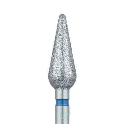 Long Tapered Torpedo Diamond Bur, 4.7mm Ø, Medium, HP - 879-047-HP - Avtec Dental