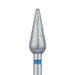 Long Tapered Torpedo Diamond Bur, 4.7mm Ø, Medium, HP - 879-047-HP - Avtec Dental