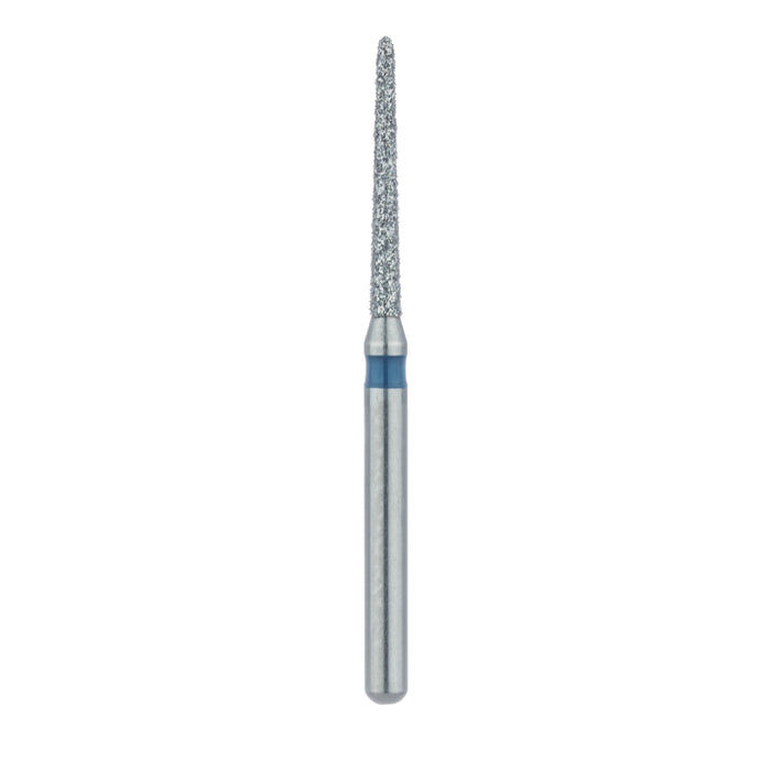 Long Tapered Torpedo Diamond Bur, 1.2mm Ø, Medium, FG - 879-012-FG - Avtec Dental