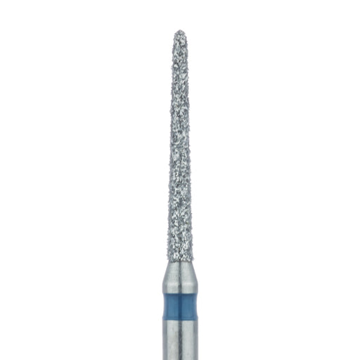 Long Tapered Torpedo Diamond Bur, 1.2mm Ø, Medium, FG - 879-012-FG - Avtec Dental