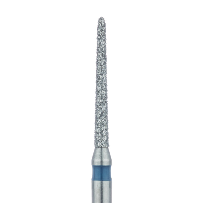 Long Tapered Torpedo Diamond Bur, 1.2mm Ø, Medium, FG - 879-012-FG - Avtec Dental