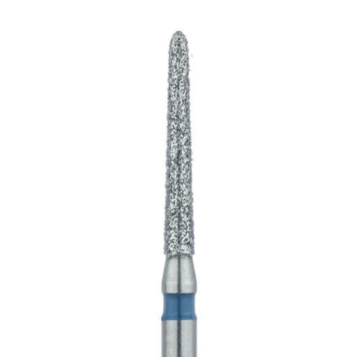Long Tapered Torpedo Diamond Bur, 1.4mm Ø, Medium, FG - 879-014-FG - Avtec Dental