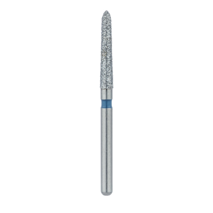 Long Tapered Torpedo Diamond Bur, 1.8mm Ø, Medium, FG - 879-018-FG - Avtec Dental
