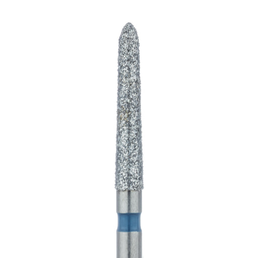 Long Tapered Torpedo Diamond Bur, 1.8mm Ø, Medium, FG - 879-018-FG - Avtec Dental
