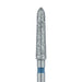 Long Tapered Torpedo Diamond Bur, 2.1mm Ø, Medium, FG - 879-021-FG - Avtec Dental