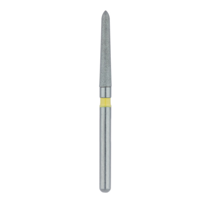 Long Tapered Torpedo Diamond Bur, 1.6mm Ø, Extra Fine, FG - 879C-016-FG - Avtec Dental
