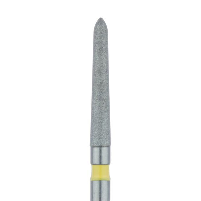 Long Tapered Torpedo Diamond Bur, 1.6mm Ø, Extra Fine, FG - 879C-016-FG - Avtec Dental