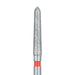 Long Tapered Torpedo Diamond Bur, 1.8mm Ø, Fine, FG - 879F-018-FG - Avtec Dental