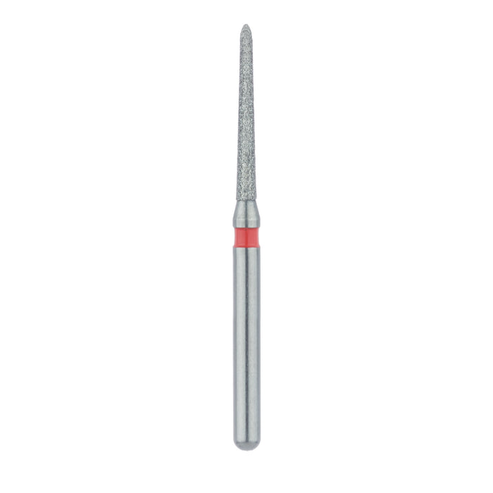 Long Tapered Torpedo Diamond Bur, 1.2mm Ø, Fine, FG - 879F-012-FG - Avtec Dental