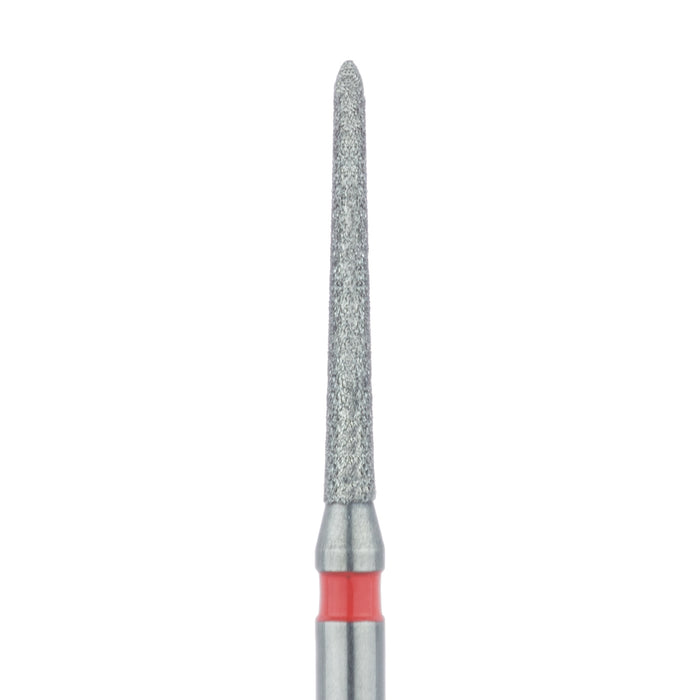Long Tapered Torpedo Diamond Bur, 1.2mm Ø, Fine, FG - 879F-012-FG - Avtec Dental