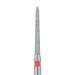 Long Tapered Torpedo Diamond Bur, 1.2mm Ø, Fine, FG - 879F-012-FG - Avtec Dental