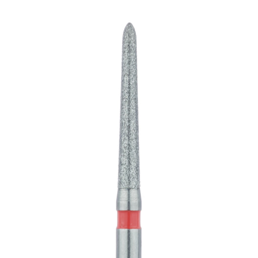 Long Tapered Torpedo Diamond Bur, 1.4mm Ø, Fine, FG - 879F-014-FG - Avtec Dental