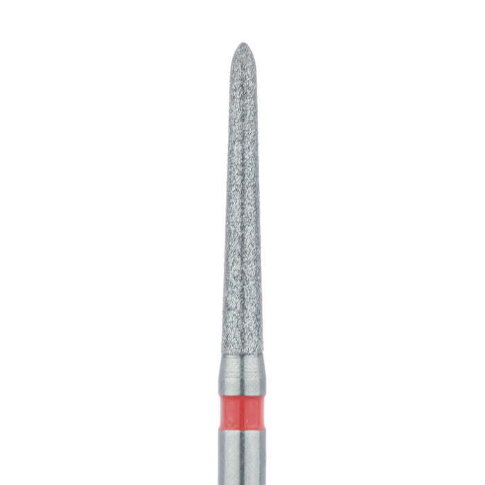 Long Tapered Torpedo Diamond Bur, 1.4mm Ø, Fine, FG - 879F-014-FG - Avtec Dental