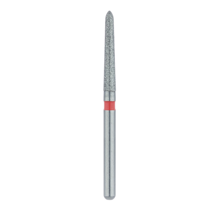 Long Tapered Torpedo Diamond Bur, 1.6mm Ø, Fine, FG - 879F-016-FG - Avtec Dental