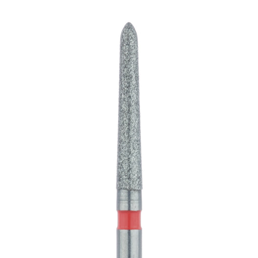 Long Tapered Torpedo Diamond Bur, 1.6mm Ø, Fine, FG - 879F-016-FG - Avtec Dental