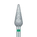 Long Tapered Torpedo Diamond Bur, Shoulder, 4.7mm Ø, Coarse, HP - 879G-047-HP - Avtec Dental