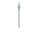 Long Tapered Torpedo Diamond Bur, Shoulder, 4.7mm Ø, Coarse, HP - 879G-047-HP - Avtec Dental