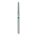 Long Tapered Torpedo Diamond Bur, Shoulder, 1.6mm Ø, Coarse, FG - 879G-016-FG - Avtec Dental