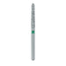 Long Tapered Torpedo Diamond Bur, Shoulder, 1.8mm Ø, Coarse, FG - 879G-018-FG - Avtec Dental