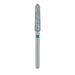 Long Tapered Torpedo Diamond Bur, Shoulder, 2.3mm Ø, Coarse, FG - 879G-023-FG - Avtec Dental